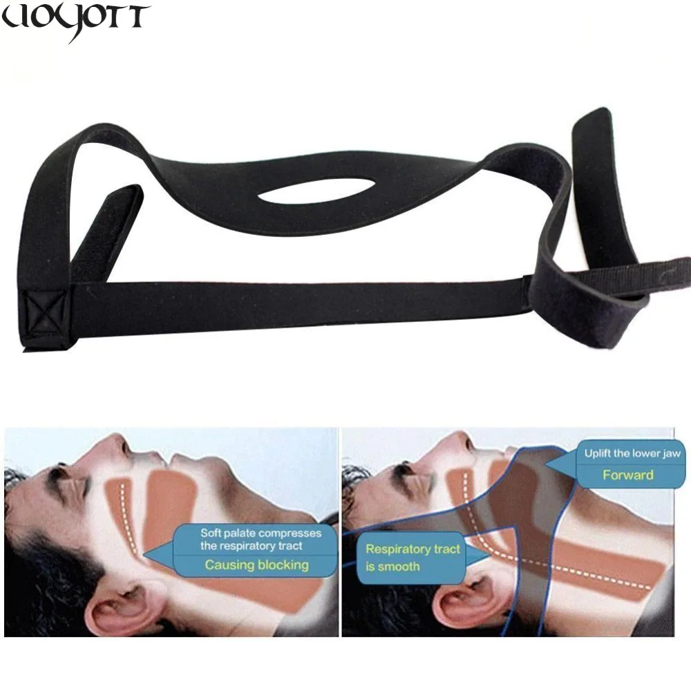 

Anti Snoring Chin Strap Stop Snore Snore Belt Sleep Apnea Chin Support Straps for Night Sleeping Aid Tools
