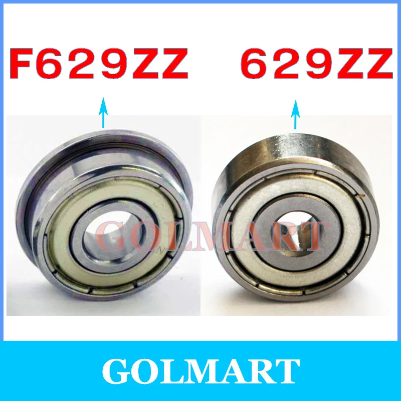 10 pcs 629zz 9*26*8 9x26x8mm Metal Shielded Ball Bearing Bearings