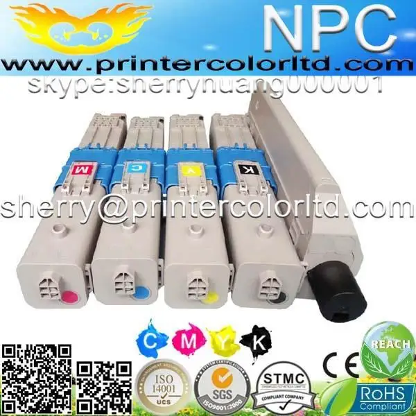 

4x NON-OEM printer new Toner Cartridges Compatible For OKI C310 C330 C510 C530 MC351 MC352 MC361 MC362 MC561 MC562-free shipping