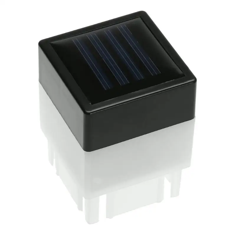 

Outdoor LED Solar Post Headlamp Waterproof Fence Lamp Home Garden Lantern Solar Powered Fence Post LED White Light
