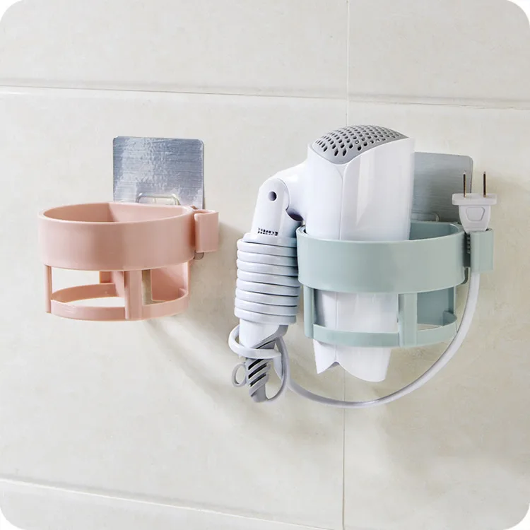 Bathroom Hairdryer Shelf Toilet Rack Toilet Free Punching Hairdryer Rack Wall Mounting Rack Storage Holders & Racks  Shelves