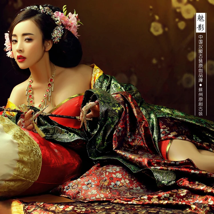 

Mei Ying Gorgeous Elegant Princess Costume Tang Empress Hanfu Costume Beauty Women Costume