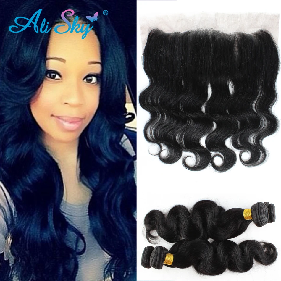 

Malaysian Frontal Closure with Bundles Body Wave Human Hair Weave 3 Bundles with Frontal Closure Malaysian Hair Bundle Deals Bob