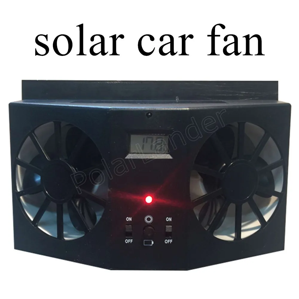 Best Selling 12v Solar Power Car Auto Cooler Ventilation Fan Exhaust Fan With Rubber Automobile