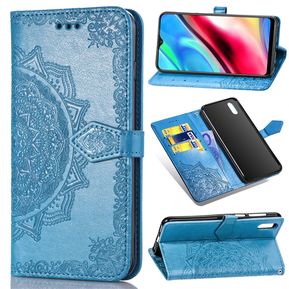Из искусственной кожи чехол-портмоне с откидной крышкой чехол для Vivo Y81 Y83 Y85 Y89 Y93
