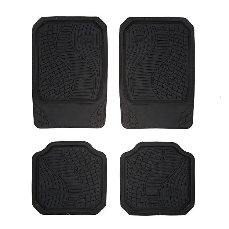 

Black Automobile Anti-slip Mats Four-season Mats Floor Pat General-purpose Car Mats Covers Easy to Clean