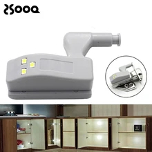 3 светодиодный s под шкаф светильник s светодиодный датчик петли лампы 12 В питание от батареи домашний кухонный шкаф мини Ночной светильник LSL137