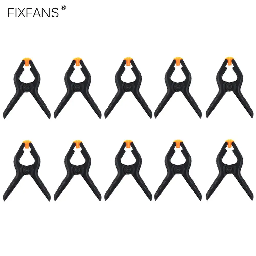 

FIXFANS 10Pcs 2 Inch Mini Plastic Spring Clip Clamps Phone LCD Screen Fastening Repair Tool for Woodworking DIY Craft Hand Tools