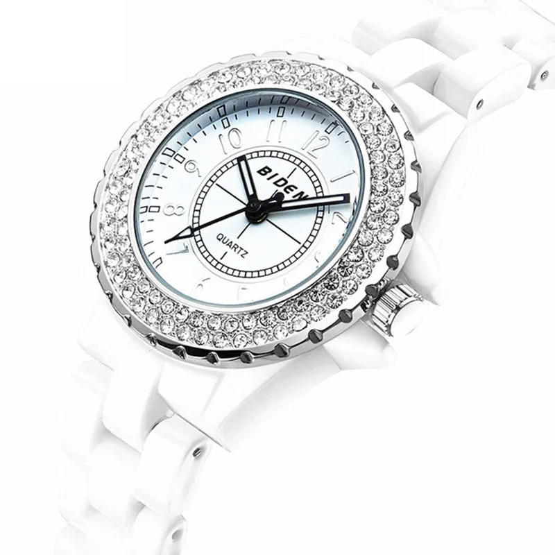 

Watch Women BIDEN Brand Luxury Fashion Casual Quartz Ceramic Watches Lady Relojes Mujer Women's Dress Clock Wristwatches
