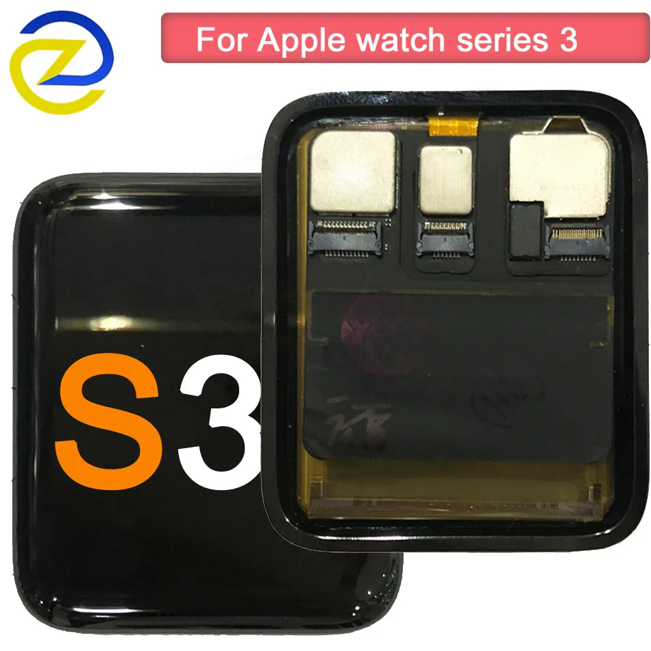 

100% tested For Apple Watch Series 3 LCD Display GPS+Cellular Touch Screen Digitizer Series3 S3 38mm/42mm Replacement lcd+tools