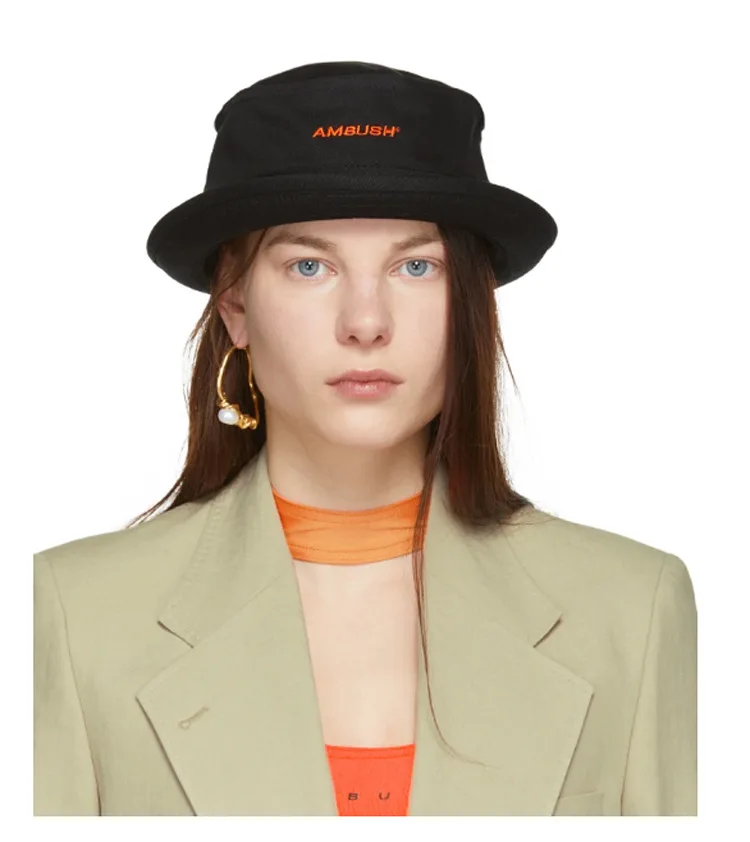 Chapéu com logotipo vermelho ambush, chapéu casual