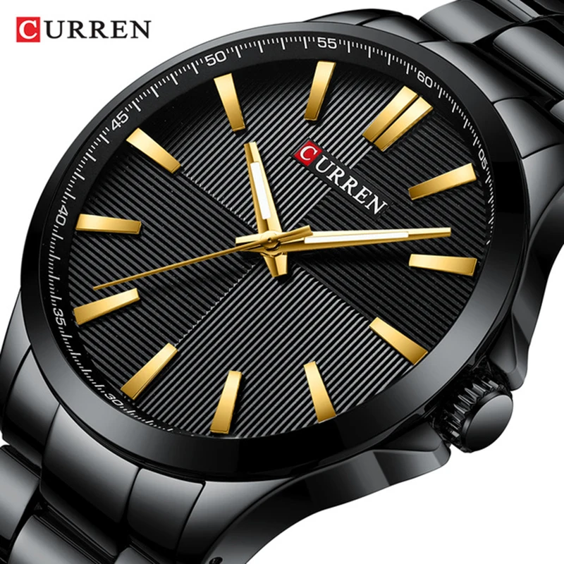 

2019 Men Watches Luxury Brand Stainless Steel Fashion Business Mens Watch CURREN Wristwatch Man Clock Relojes Relogio Masculino