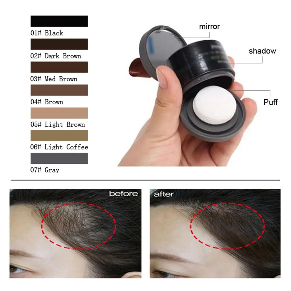 4g Hair Line Powder Hairline Repair Shadow Cover Up Powder Fill in