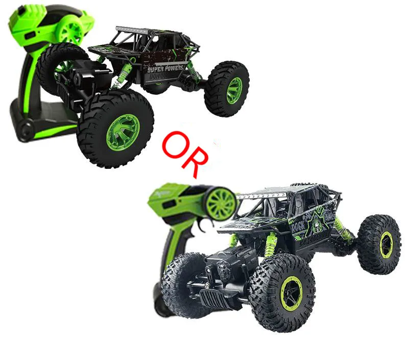 RC автомобиль 4WD 2 4 GHz ралли скалолазания 4x4 двойной двигатель Bigfoot дистанционного