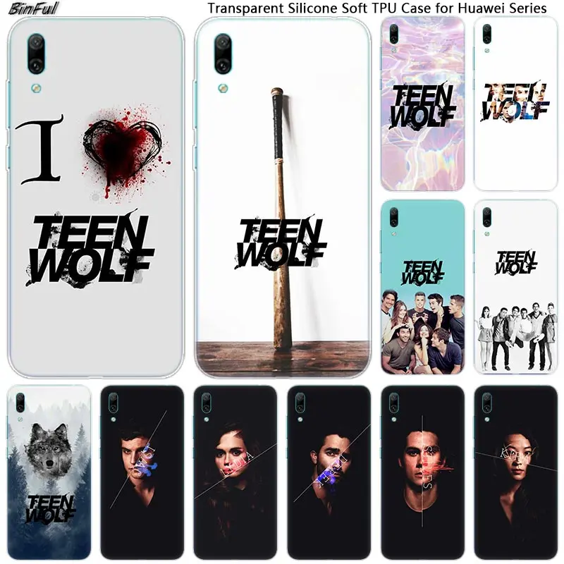 

Hot Teen wolf Soft Silicone Phone Case for Huawei Mate 10 20 Lite Pro Enjoy 9S Y9 Y7 Y6 Y5 2019 2018 Pro 2017 Fashion Cover