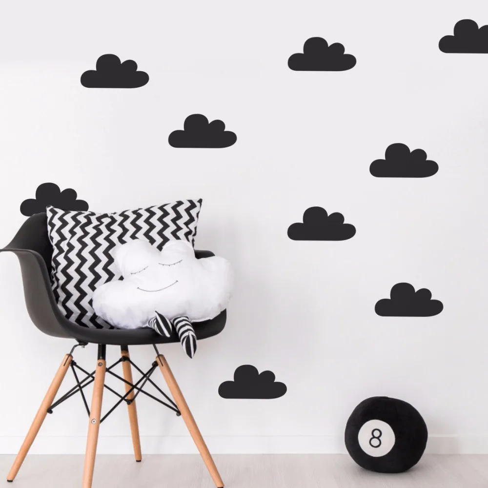 Baby Nursery Wall Sticker Nursery Bedroom Sky Cloud Wall Sticker Home