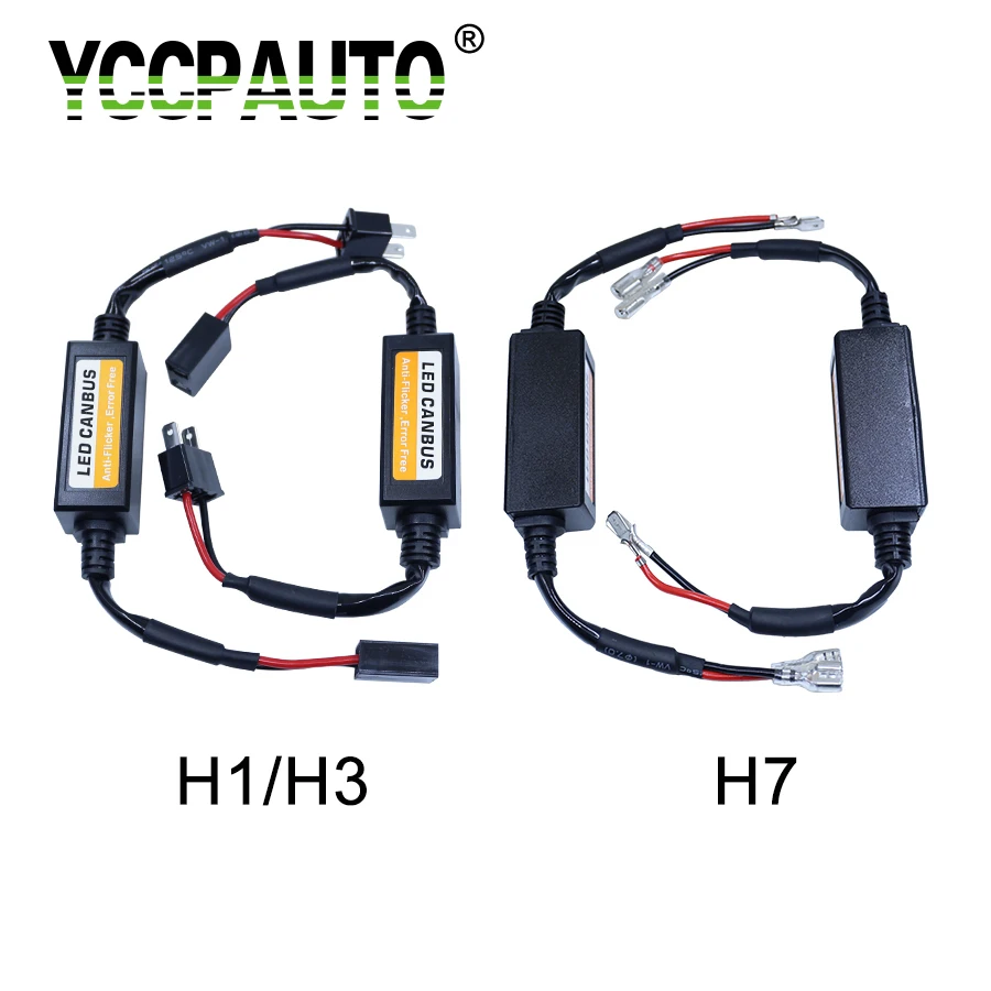 YCCPAUTO Caubus резистор для кабеля H7 H4 H8 H1 H3 H11 HB3 HB4 9006 9005 светодиодный отключения Ошибка