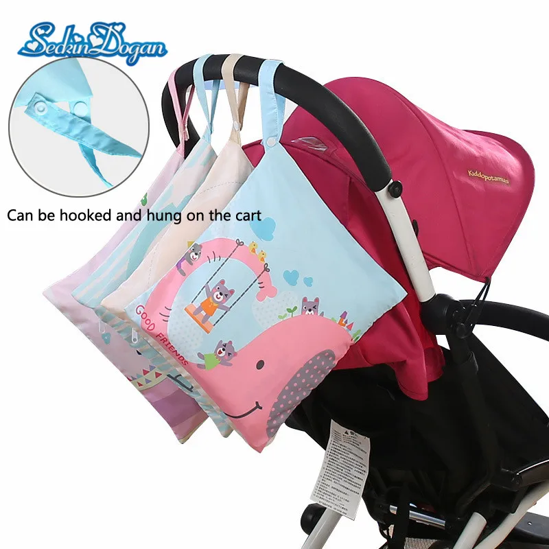 

Baby Stroller Bag Large Capacity Diaper Storage Bag Cartoon Pattern Maternity Bag Outdoor Travel Nursing Bags