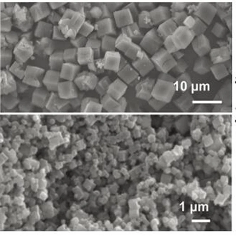 Fe(III)-MOF-5 полый октаэдрон
