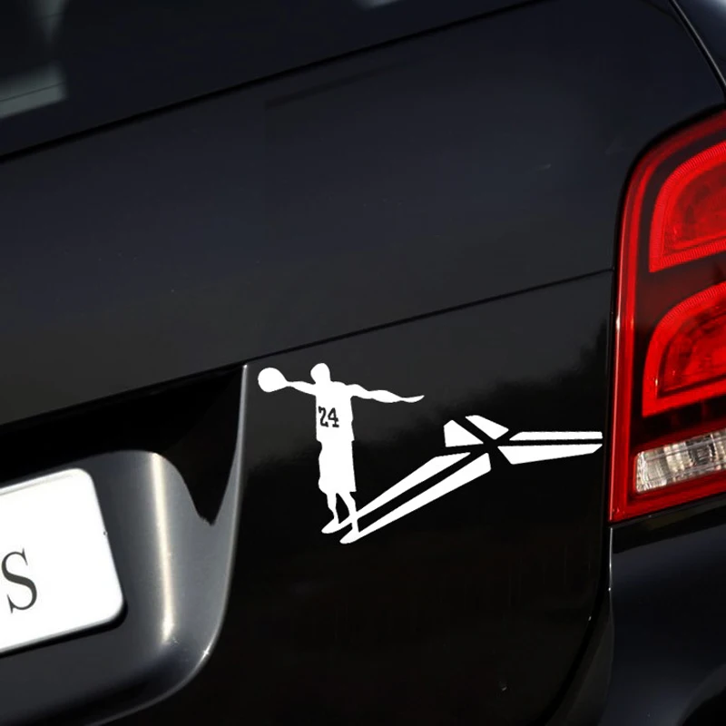 

Car Sticker The Lakers Kobe Sticker famous Basketball Star The Black Mamba Kobe Decal (Black/White) forever love 24
