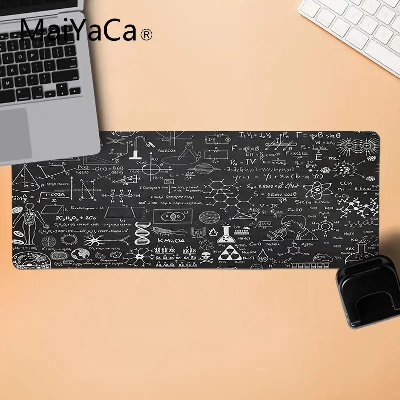 MaiYaCa Винтаж Cool Science Math Халк коврик для мыши геймерская игра коврики прочный резиновый коврик для мыши коврик - Цвет: LockEdge 30x80cm