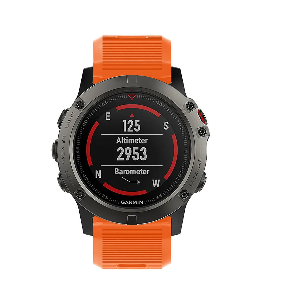 Из силикагеля, мягкий Quick Release ремешок в комплекте ремешок для Garmin Fenix 5X gps Смарт часы фитнес Браслет умные аксессуары Замена