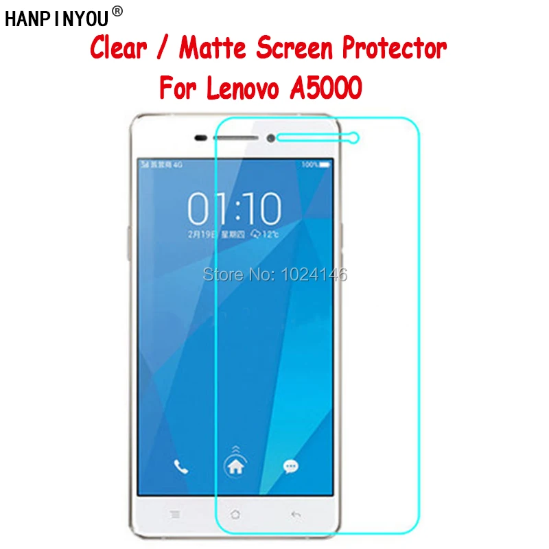 Защитная пленка для Lenovo A5000 A 5000 5 0 дюйма прозрачная/Антибликовая матовая защитная
