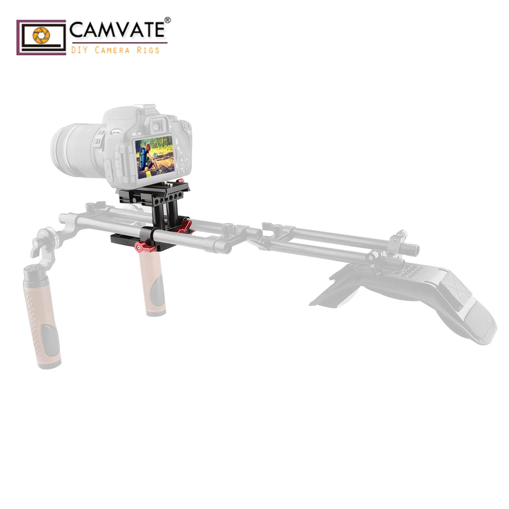 Base de Montagem Placa para Manfrotto Camvate Liberação Rápida Padrão Acessório C1436 Câmera Fotografia Acessórios qr - Image 5