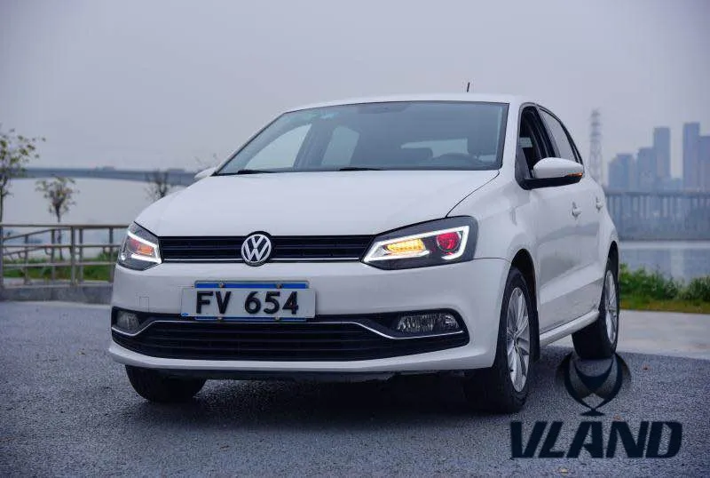 Производитель VLAND автомобильная фара для Polo светодиодный головной светильник 2011
