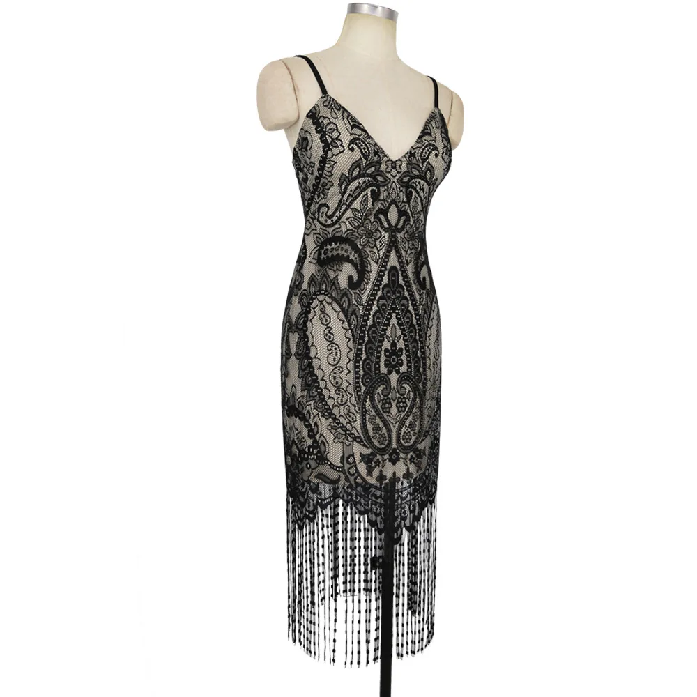 lace fringe dress (3)