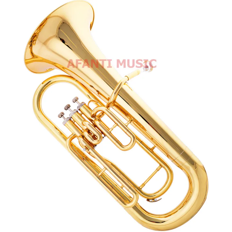 Afanti Music Bb tone / Yellow Brass / Gold Lacquer Baritone (BAR-108)