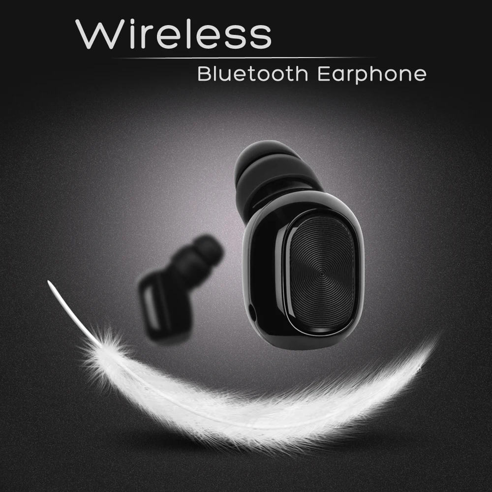 

TWS Earbud Wireless Bluetooth Earphone Headphone Black Color Wearing Comfort Compatible with iPhone 6 7 8 iPhone X Xr Xs Xs max.