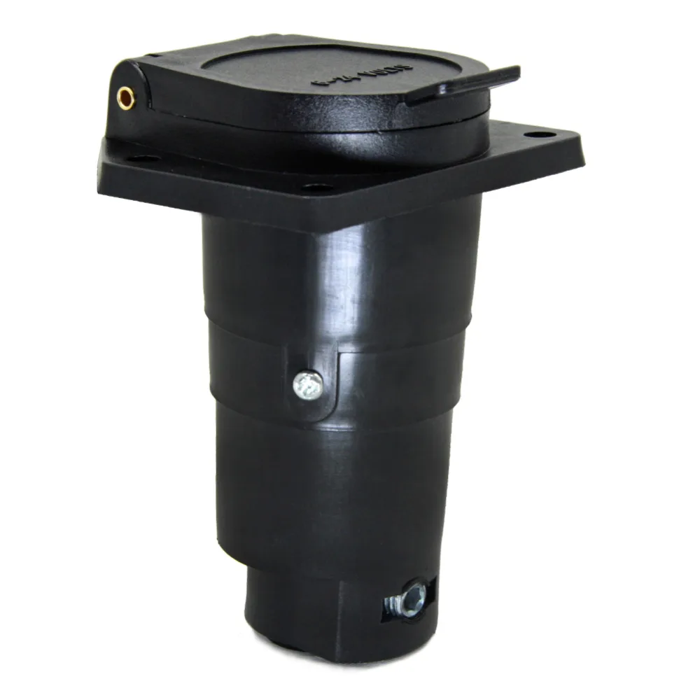 TIROL 7 طريقة مقطورة مقبس بلاستيكي 7 طريقة RV شفرة موصل مقطورة محول 12 V شريط السحب سحب للمركبات نهاية t24504b