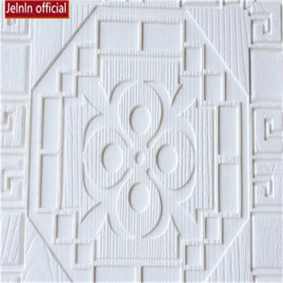 59cmx59cmx5pcs 3d geometric pattern ceiling soft wall stickers study diningroom livingroom bedroom waterproof anti-collision foam wall stickers - Цвет: 59cmx59cmx5pcs