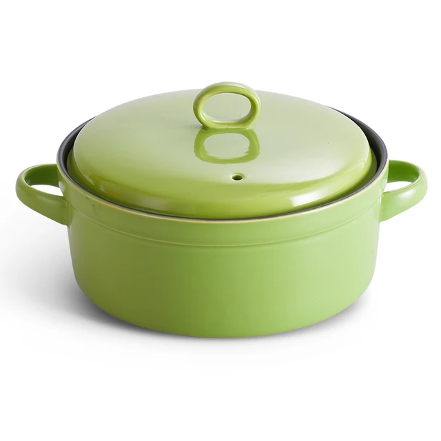 Color Glazed Casseroles Ceramique Earthen Pots Pan Ceramic Cooking Pots