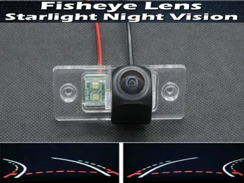 

Fisheye Lens Trajectory Tracks Rear view Camera for Passat Tiguan Polo Sedan Santana Golf V Volkswagen Skoda Fabia Car Camera