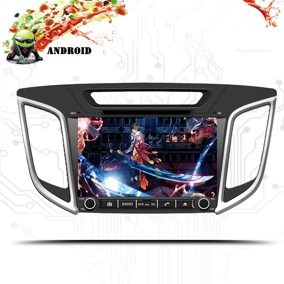 9 дюймов Android 0 радио Creta автомобильный DVD для Hyundai ix25 2014 2018 2Din стерео Мультимедиа