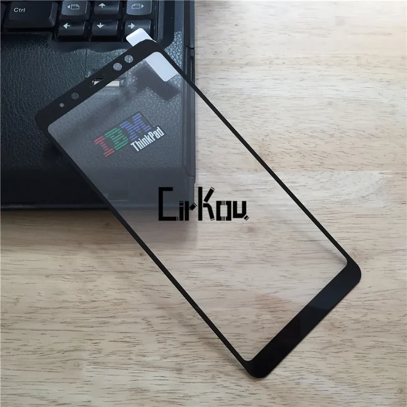 Для Samsung Galaxy A8+ A730 полный AB Клей полное покрытие 2.5D Arc Edge 0,33 мм полностью Закаленное стекло Защитная пленка для экрана