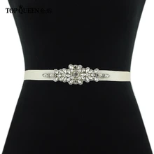 TOPQUEEN S270-a DIY Формальные Свадебные бриллианты и бисер Вечерние платья с аппликацией отделка