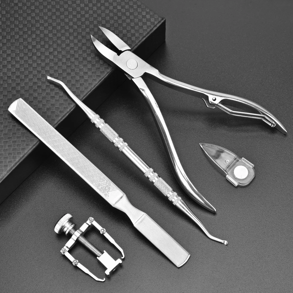 Ingrown Toenails Recover Correction Toe Nail Lifter Pedicure Tool Manicure Set Foot Nail Care Orthotic Acronyx Bunion Corrector (9)