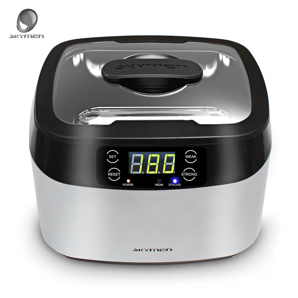 

1.2L SKYMEN Portable Digital Ultrasonic Cleaners Basket Sterilizer Cleaner Sterilizing Nail Tools Bath Disinfection Machine New