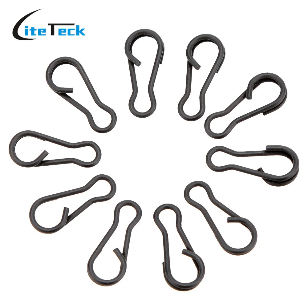 New 100Pcs Fishing Link Clips Quick Change Carp Fishing Link Clips Connector Pin Professional