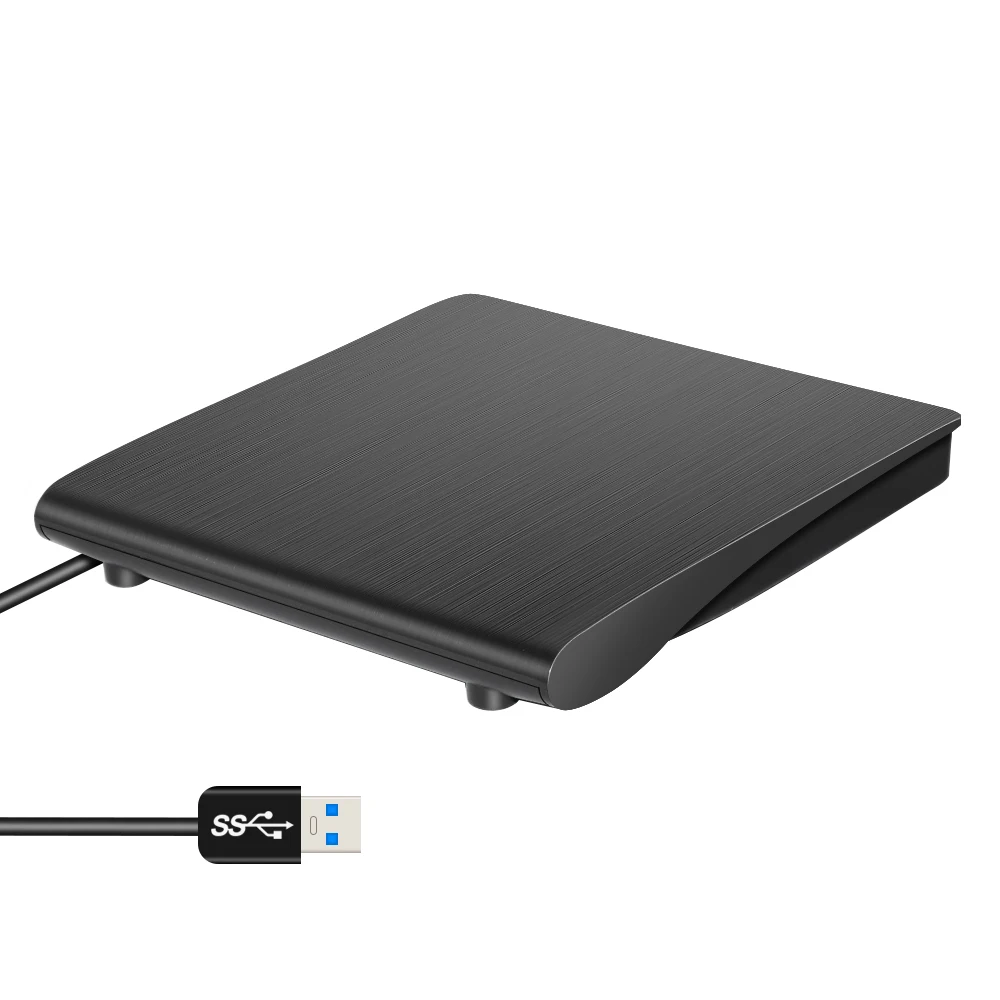 Тонкий внешний корпус для DVD DeepFox USB 3 0 SATA жесткий пластиковый чехол ноутбука 12 7 мм