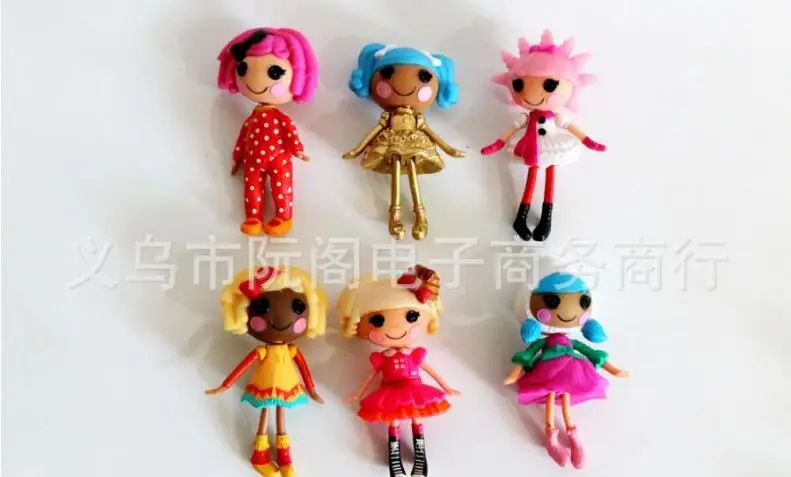 8 шт./лот различные фигурки lalaloopsy см содержит куклы русалки мини для девочек аниме