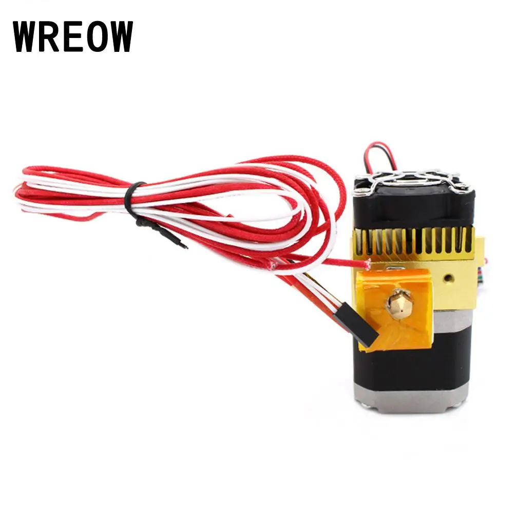 

New Upgrade 3d printer parts extruder MK8 Extruder Nozzle Latest Print Head for 3D Printer includ stepper motor and fan