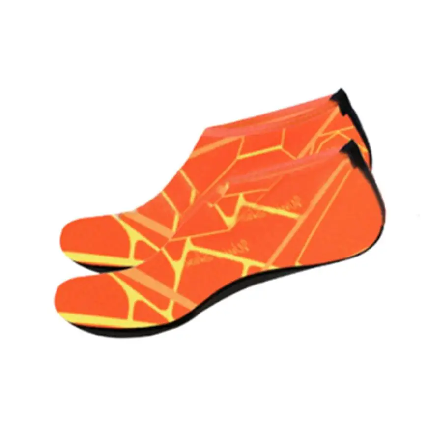 Оранжевое осеннее Для мужчин Для женщин на открытом воздухе обувь для водных видов спорта дайвинга Плавание носки Йога носки мягкие пляжные туфли повседневные Сапоги на резиновой подошве» JLY0826