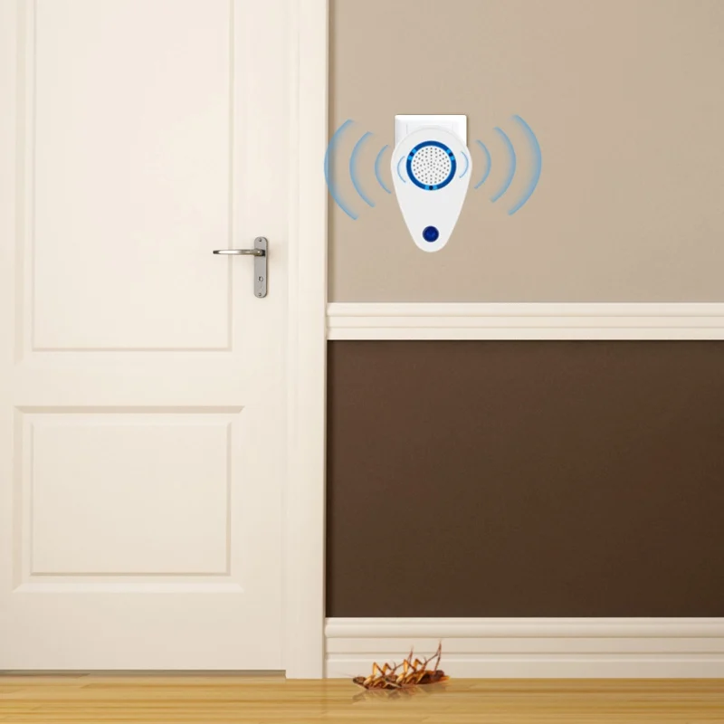 Ultrasonic Pest Repeller Electronic Indoor Plug In Insect Repellant For Mice Mosquitoes Cockroaches Pet And Kids Safe