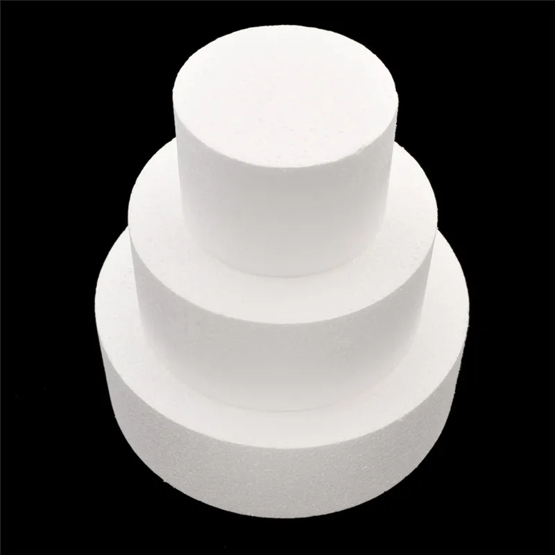 

4-8 Inches Foam Cake Model Dummy Cakes For Baking Practice Force DIY Handmade Birthday Cake Shop Kitchen Decor Supplies