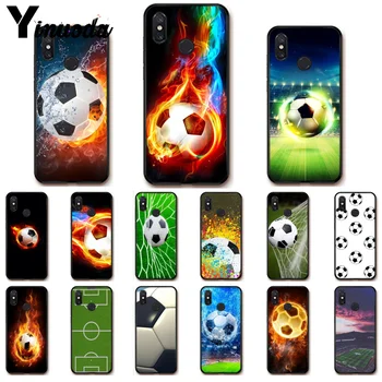 

Yinuoda Football Soccer Ball water fire sport PhoneCase for Xiaomi Redm4X 6A 5A 7A Redmi5 5Plus Note8 8Pro 7 mi A1 A2 Lite