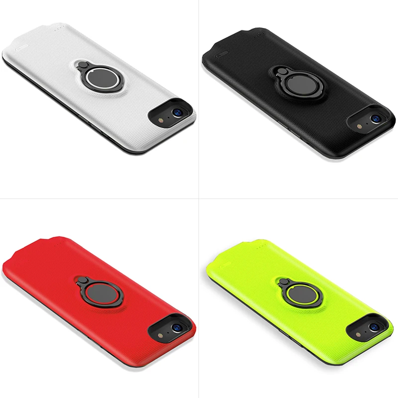 Kopen Hot Koop Batterij Case Voor iphone 6 6s 7 8 5000 7200 mah Power Bank Charing Case Voor iphone 6 6s 7 8 Plus Batterij charger Case